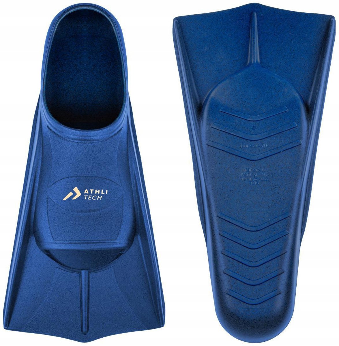 Athlitech Trainingszwemvinnen Blauw Maat 39-40
