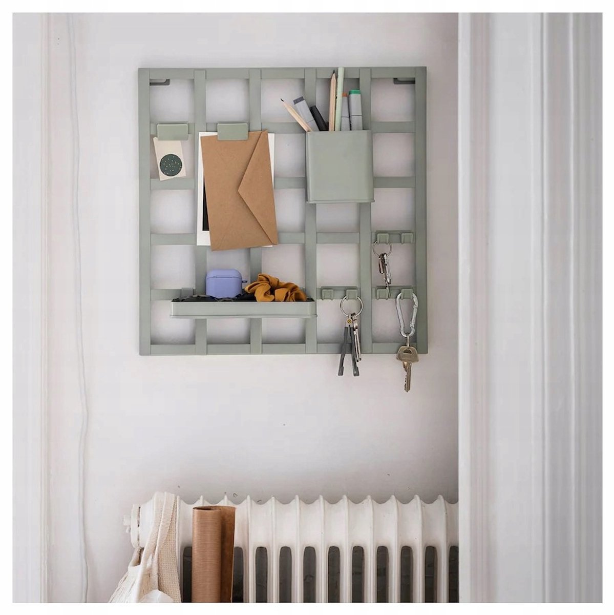 IKEA SNICKRA Wandpaneel met Opbergaccessoires 38x38 cm
