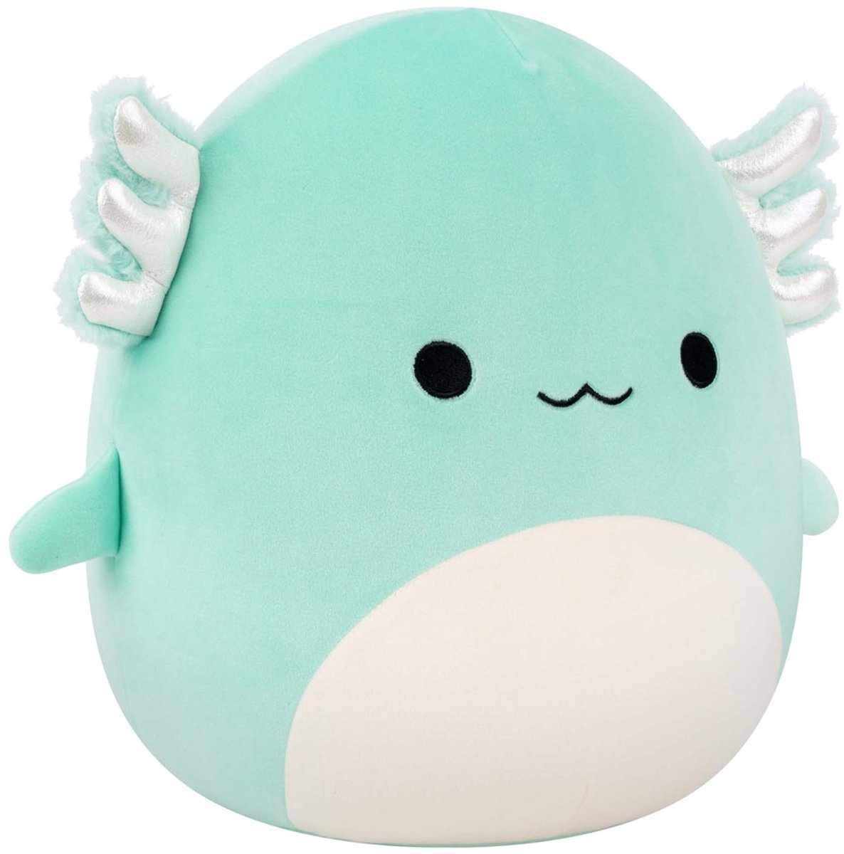 Squishmallows - Medium Plush 30cm Anastasia - Teal Axolotl W/Silver Gills — afbeelding 6