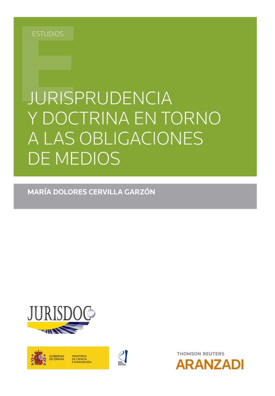 Jurisprudencia y Doctrina en torno a las obligaciones de med ... - cover