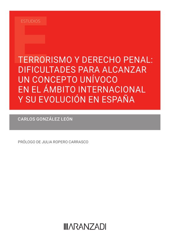 Terrorismo y Derecho Penal: dificultades para alcanzar un co ... - cover
