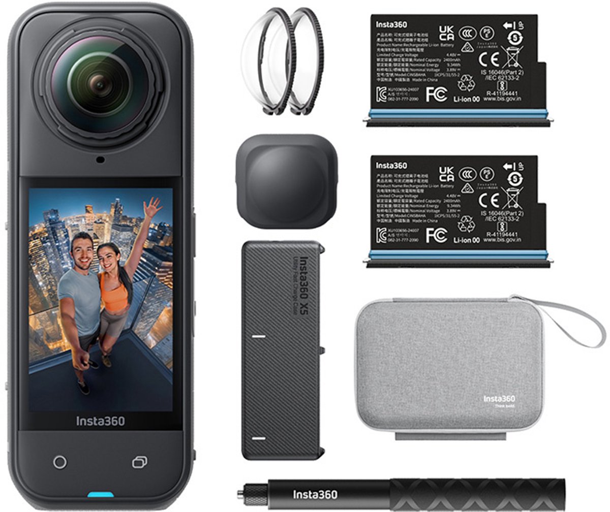 Insta360 X5 360-graden action camera Essential Bundle