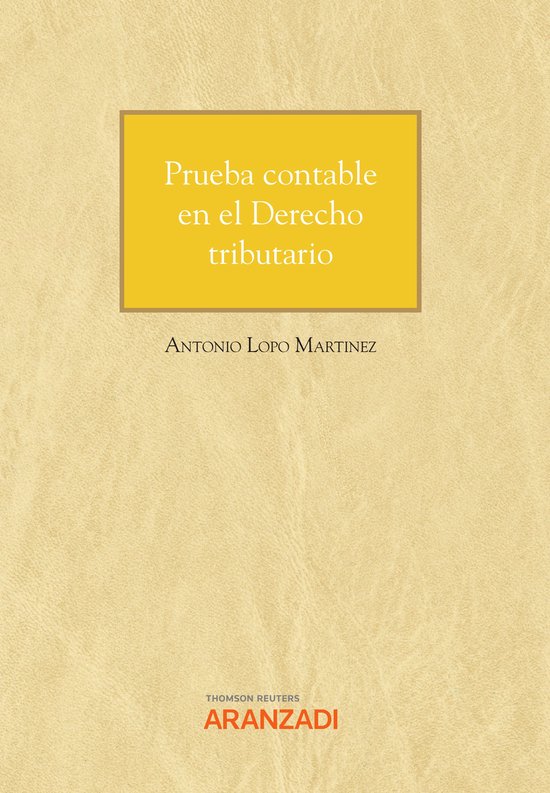 Prueba contable en el Derecho tributario - cover