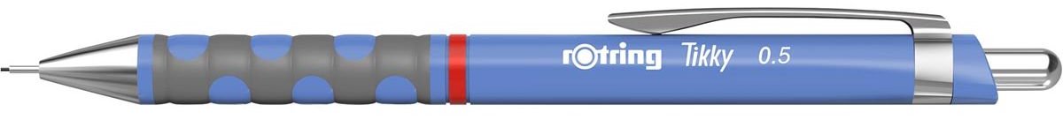 rOtring Tikky vulpotlood | HB 0,5 mm | Iris-huls (blauw) | Lichtgewicht met rubberen grip | 1 stuk