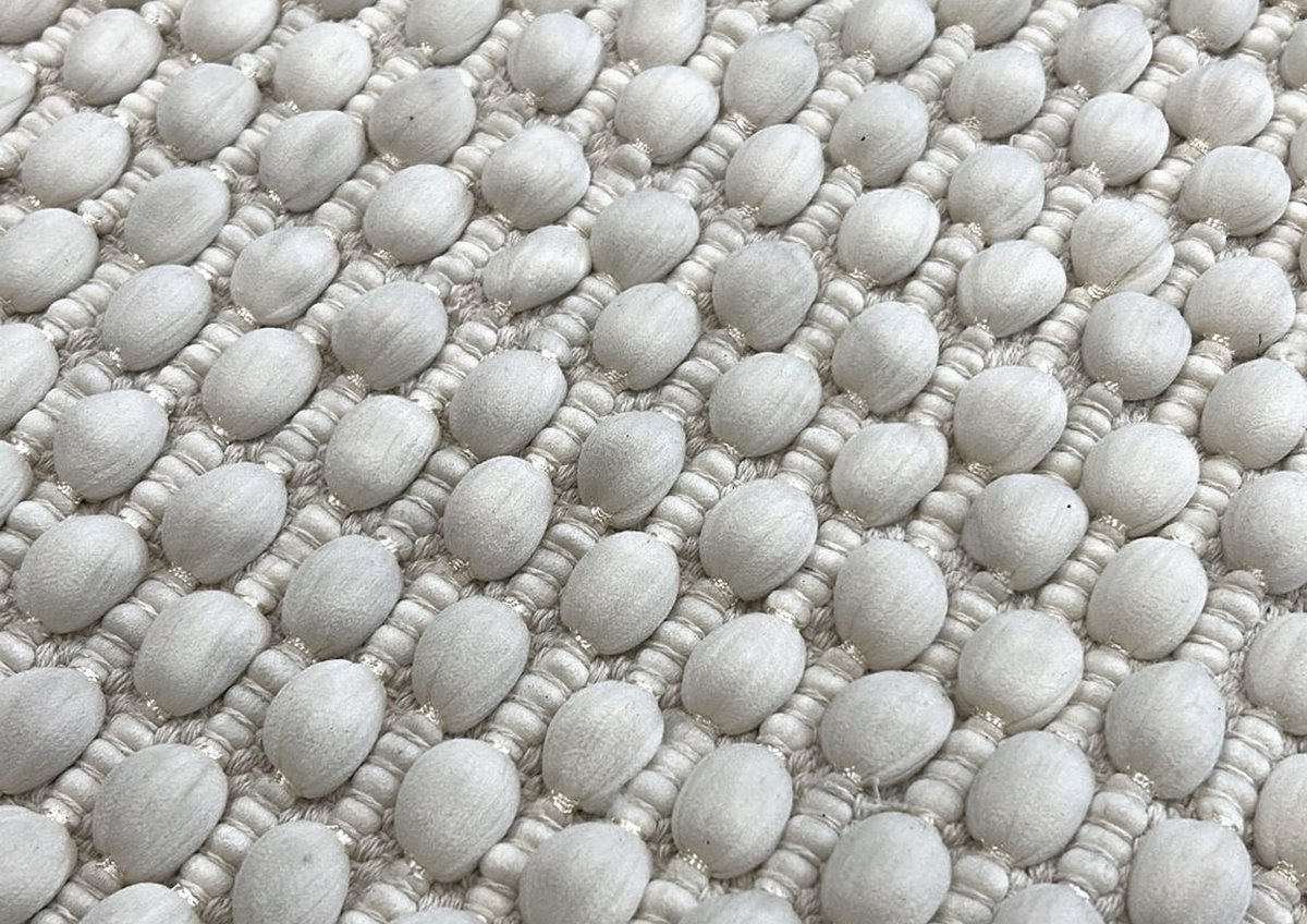 Zohome Badmat Mauro - Glacier Grey - Badkamermat - Bidetmat - Badmat Antislip - 40% Katoen 60% Polyester - 60x60 cm