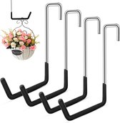 Opberghaken Aan De Muur - Set Van 6 Robuuste Haken Voor Garage - 15 Cm Diepte Ladder Fietsen Gereedschap
