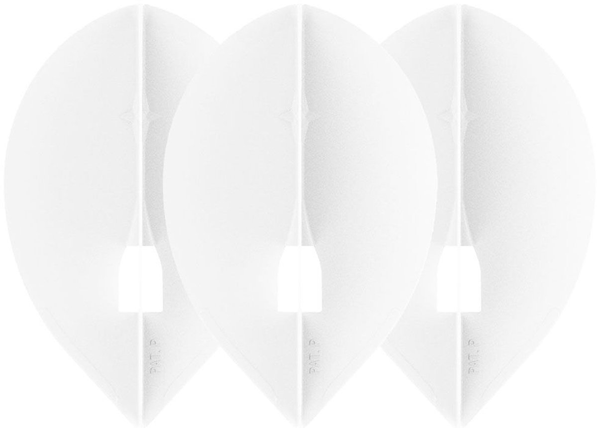 L-Style Champagne L2 Teardrop White - Dart Flights