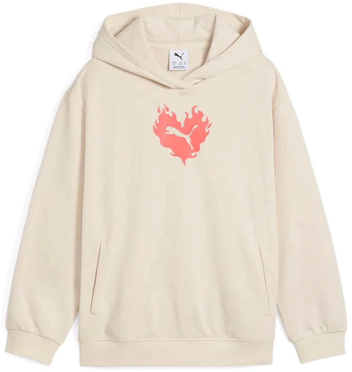 Puma Flaming Love Hoodie 14-16 Years Meisjes Alpine Snow