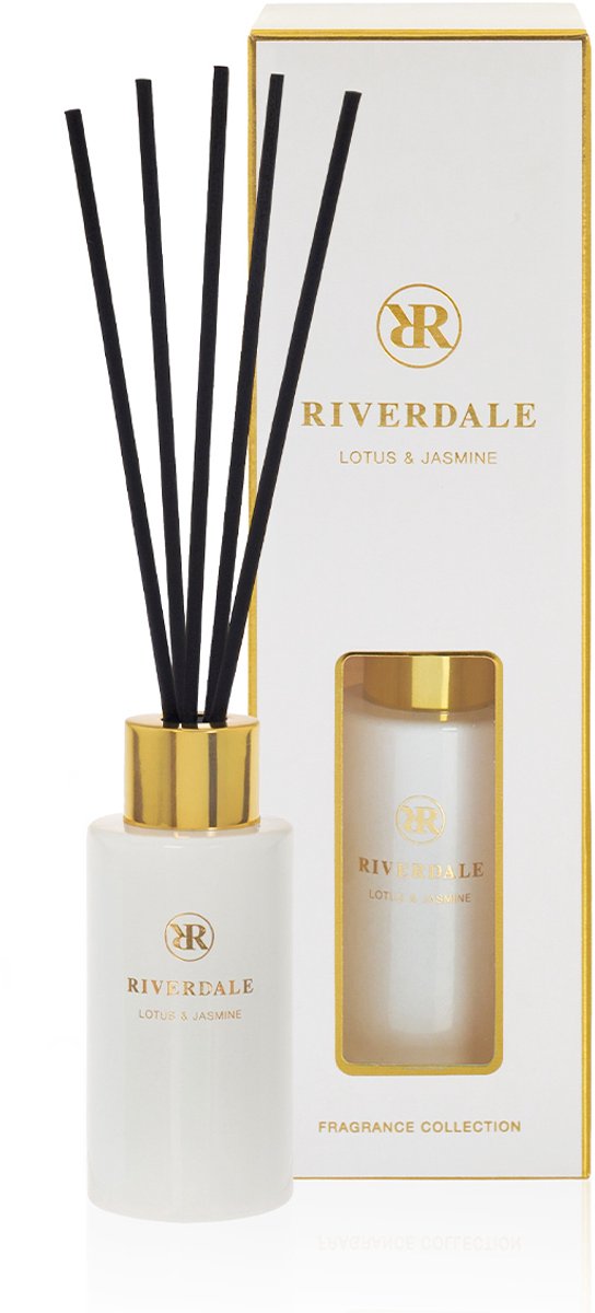 Boutique Geurstokjes Lotus & Jasmine 40ml wit