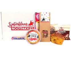 Sinterklaas Noodpakket | Gevuld met Kruidnoten, Chocolade en Heerlijk Snoepgoed | Complete Cadeau Box voor Pakjesavond