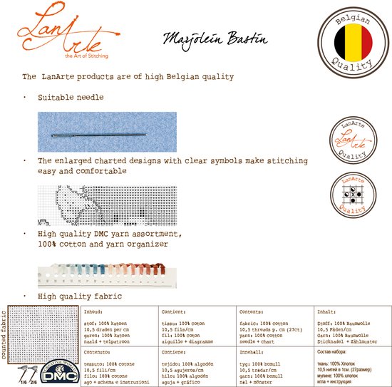 Quatre saisons de Lanarte - Marjolein Bastin - Kit au point de croix