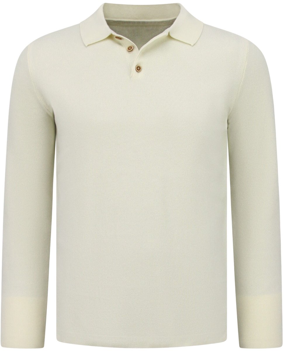 Trui Heren - Nette Mannen Truien met Polo Kraag - 536 - Beige