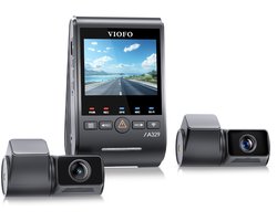 VIOFO A329T 3CH - 4K 60FPS Dashcam - Inclusief CPL filter, achtercamera en telelens - 2025