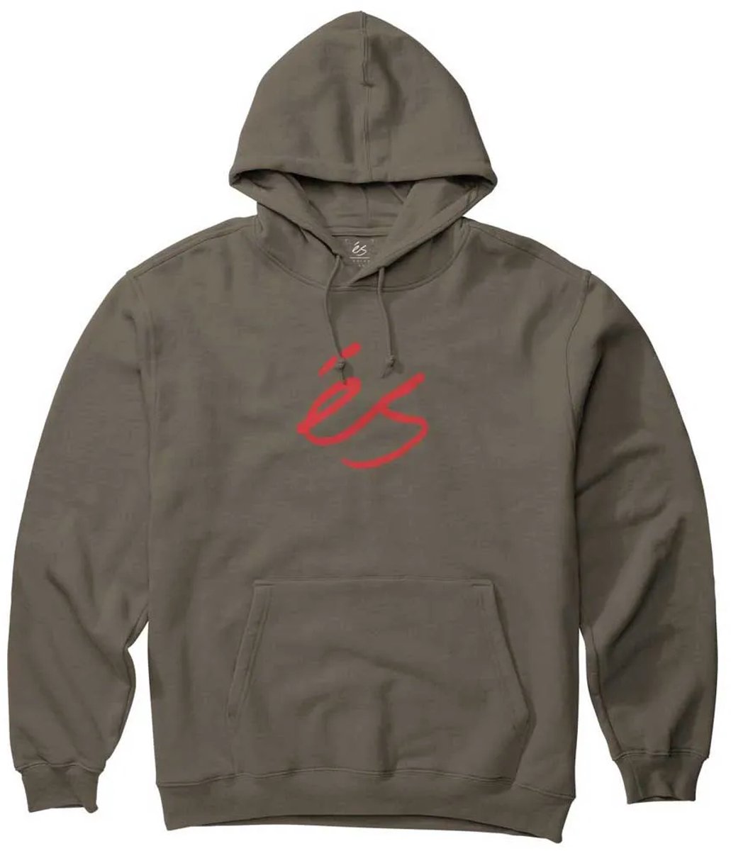 Es Script Hoodie XL Man Olijf