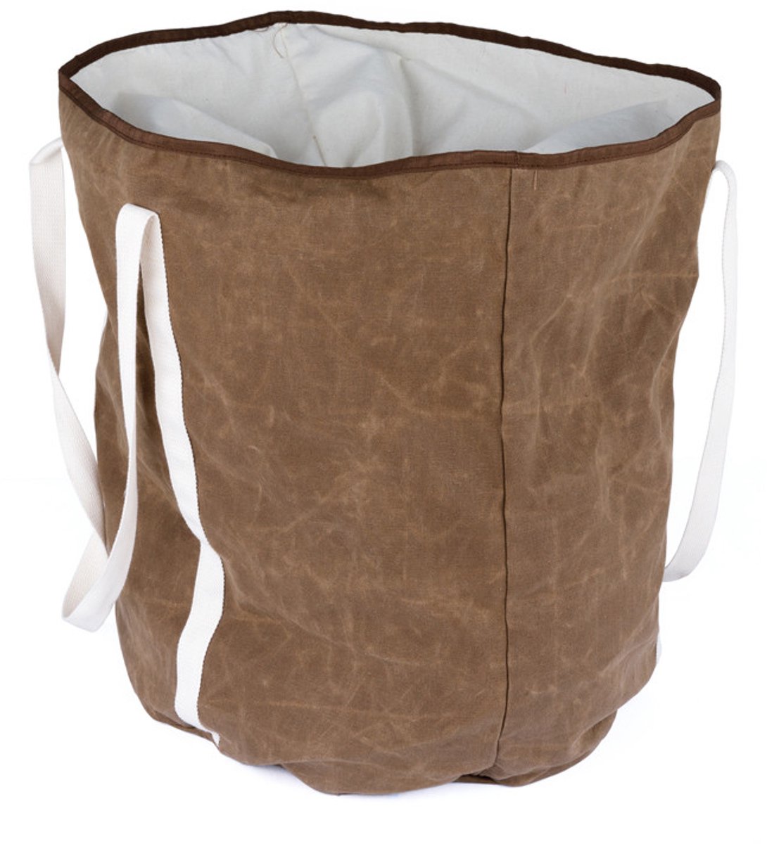 Ronde katoenen logboekzak met coating