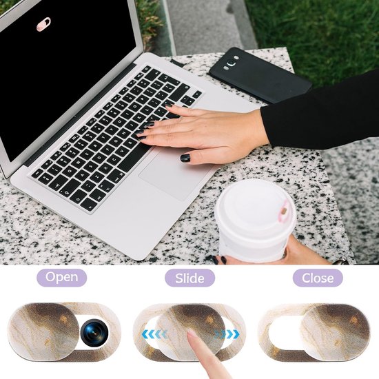 Webcamcover 10 Stuks – Ultradun, Eenvoudig En Beschermt Je Privacy!