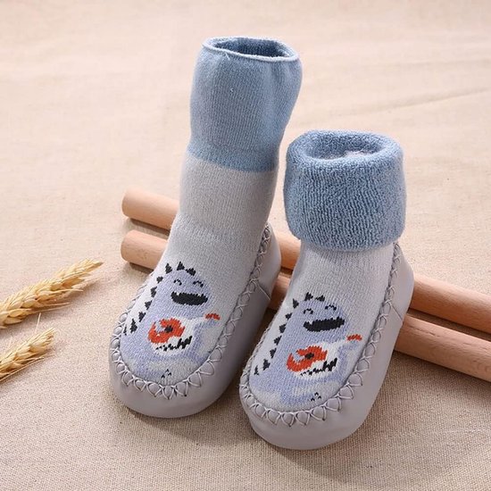 3 paar thermische baby kruipschoenen winter eerste schoentjes antislip — afbeelding 2