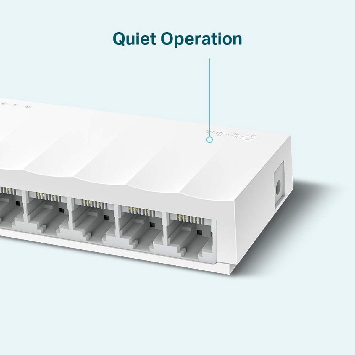 8-poorts 100Mbps desktop switch voor thuis en kantoor