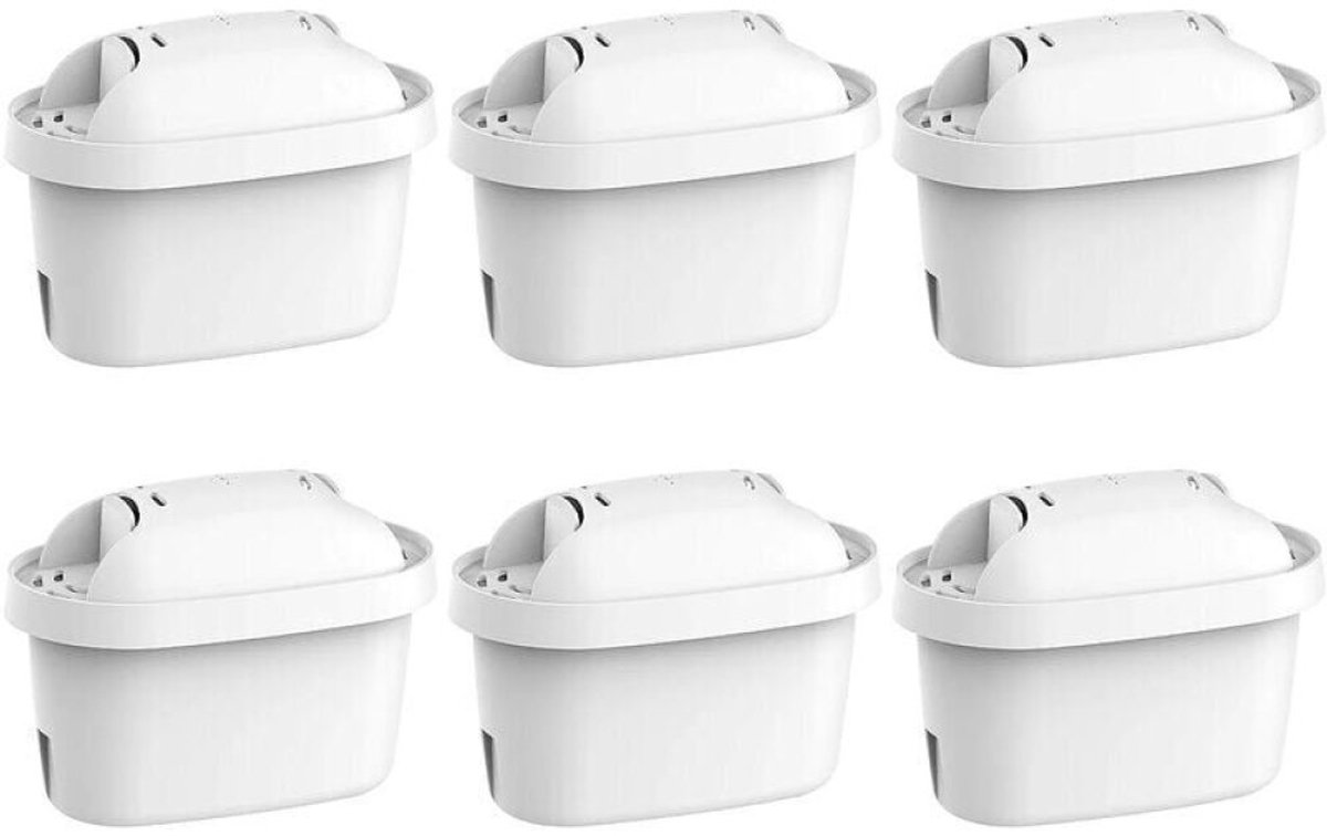 Waterfilter Cartridge – 6 Stuks – Compatibel Met Marella Waterfilterkan – Verbeterde Waterzuivering & Mineralenbehoud – Voor Dagelijks Drinkwater