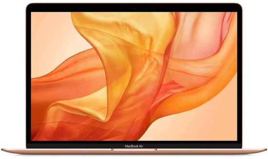 MacBook Air 13" 2020 Core i3 (I3-1000NG4) 1.1GHz 8GB 128GB SSD Gold QWERTY - Apple - Hoofdafbeelding
