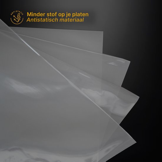 Spin'Ov LP Hoezen 25 Stuks - Transparante Buitenhoezen 75 Micron — afbeelding 4