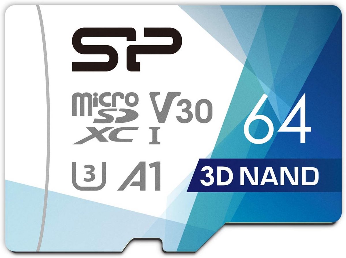 Supersnelle MicroSDXC Kaart 64GB - Ideaal voor Camera en Smartphone