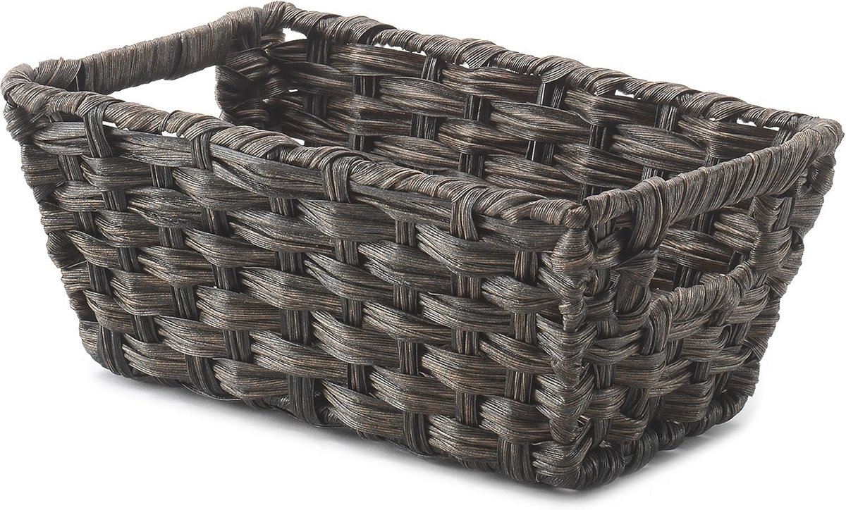 Kleine Weave Plank Tote - Drijfhout