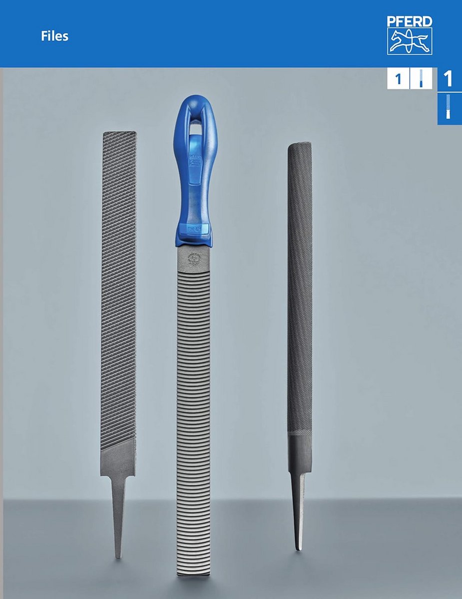 Gefreesde vijlen platte kousen 290 250 Z 1 voor Paardgereedschap