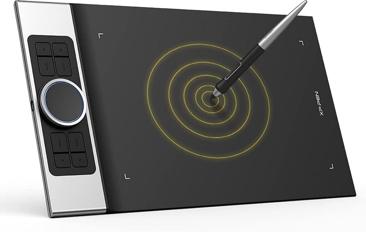 Grafische tablet met Bluetooth en 8192 drukniveaus - Draadloos tekenpad voor creativiteit