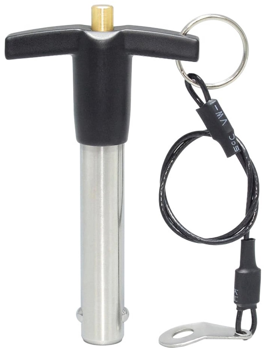Positioneerpennen RVS - Snelspan Kogelpennen - Veerpennen - Maat M 7/8 inch, L 0,5 inch
