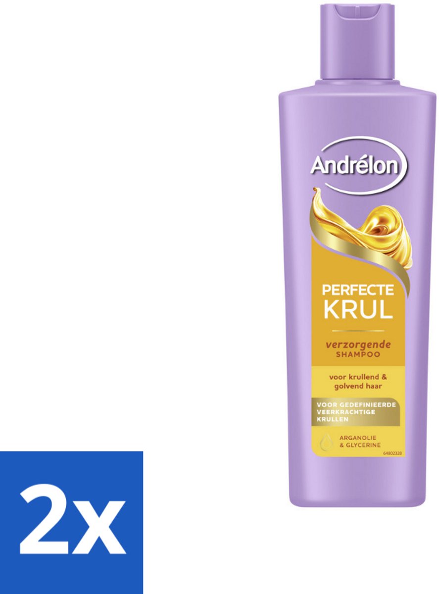 Andrélon – Shampoo – Perfecte Krul – 250 ml - Voordeelverpakking - 2 stuks