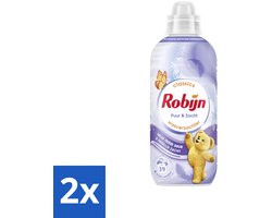 Robijn – Wasverzachter – Puur & Zacht – 780 ml - Voordeelverpakking - 2 stuks