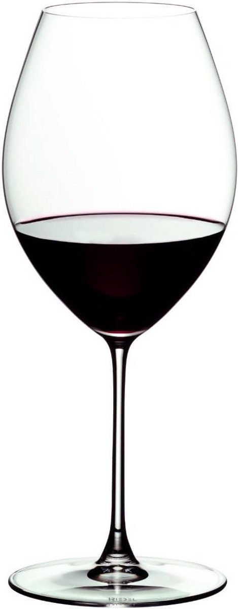 Set van 6 Luxe Wijnglazen voor Syrah en Rode Wijn, Loodkristal