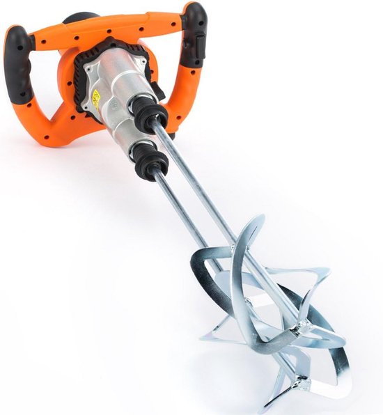 M14 Aansluiting Menger Industriële Mengkraan 1900W - 90 Liter Capaciteit, 6 Snelheden, Perfect Voor Beton, Gips En Meer! Dubbele Handgreep Mixer