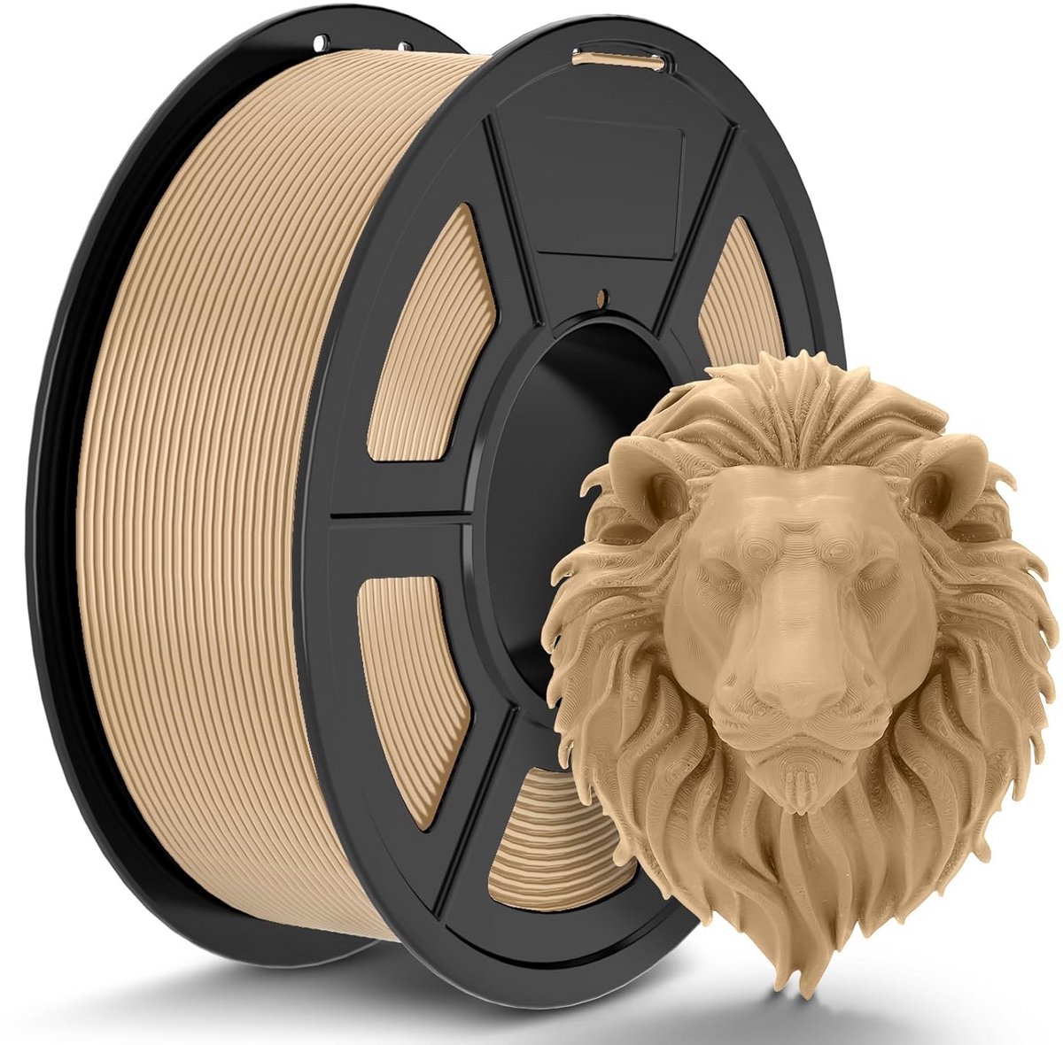 PLA 3D Printer Filament 1.75mm Hout 1kg, Hoge Maatnauwkeurigheid voor FDM Printers
