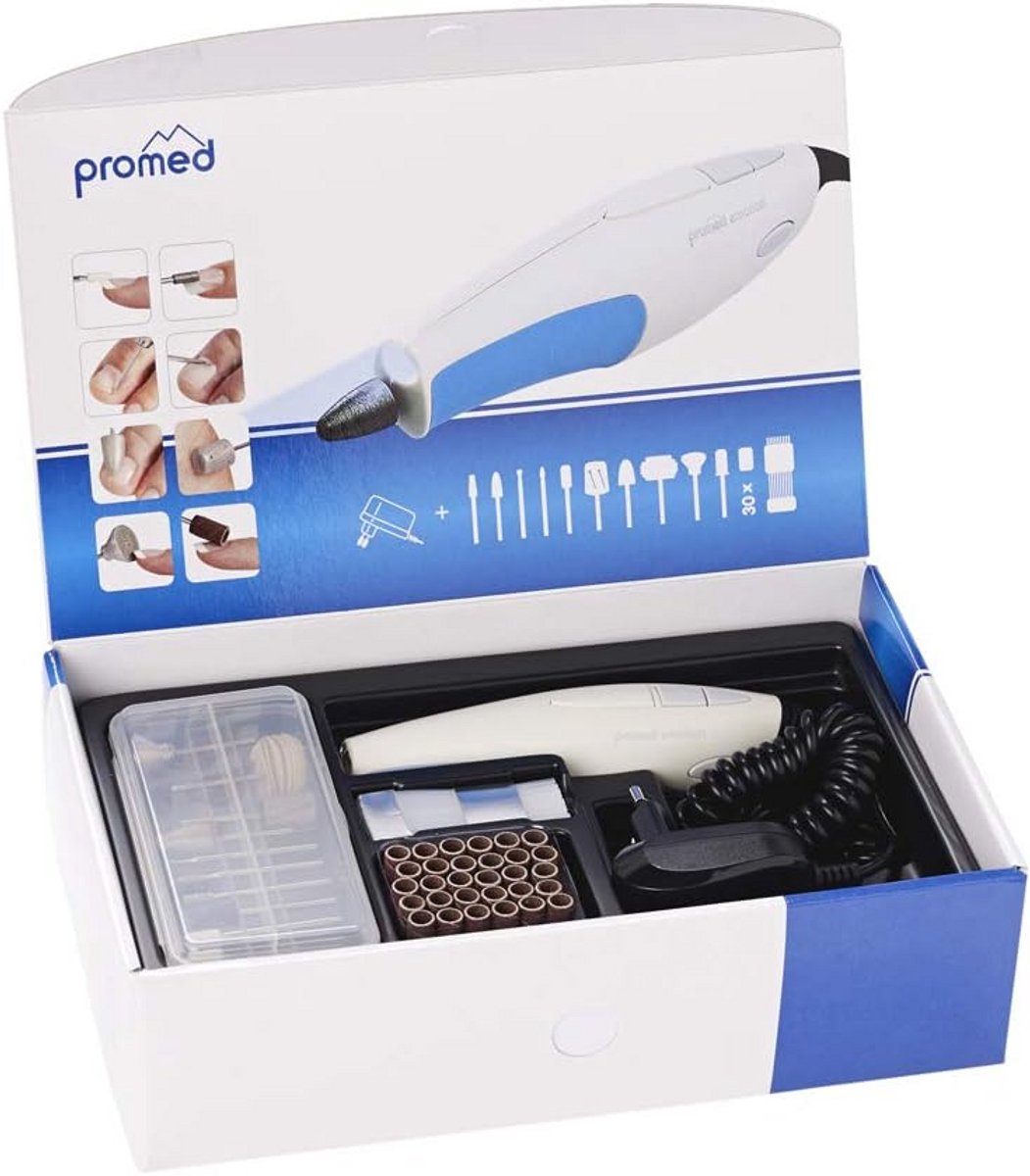 Professionele elektrische nagelvijl voor manicure en pedicure met 40 accessoires