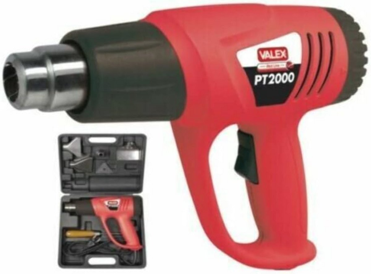 Heteluchtpistool 1350W - 2000W met Koffer voor Meerdere Toepassingen