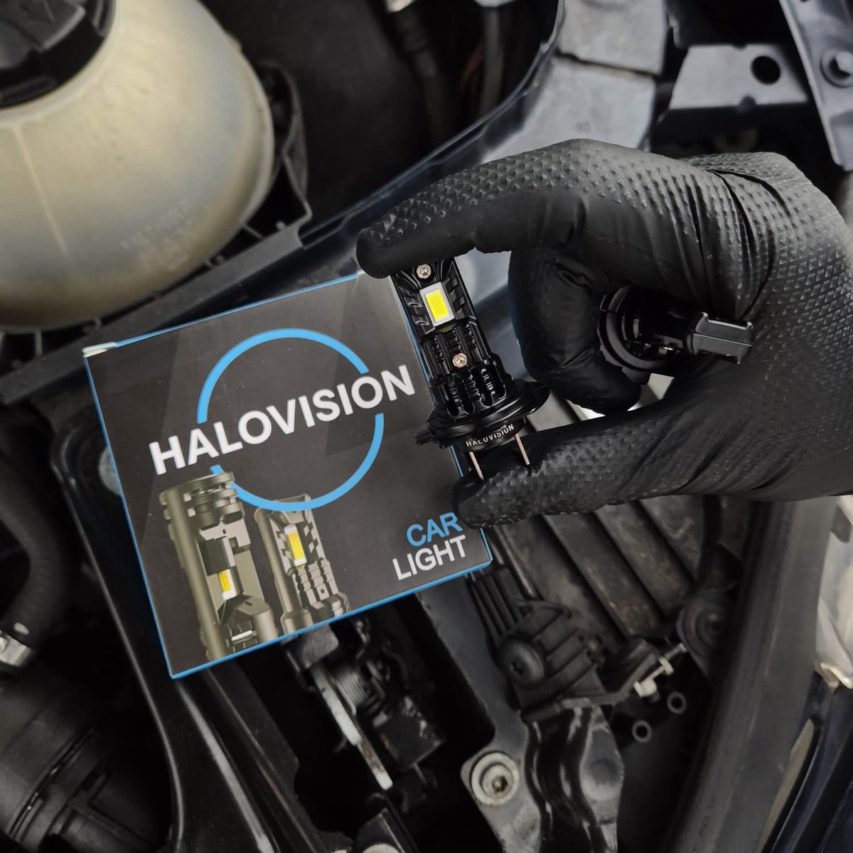 HaloVision Turbo LED Groot Licht + Koplampen H7 – 25W 5000Lm 6000K Helder Wit – Canbus Plug en Play Dimlicht + Grootlicht LED Set van 4 Autolampen – foto 7