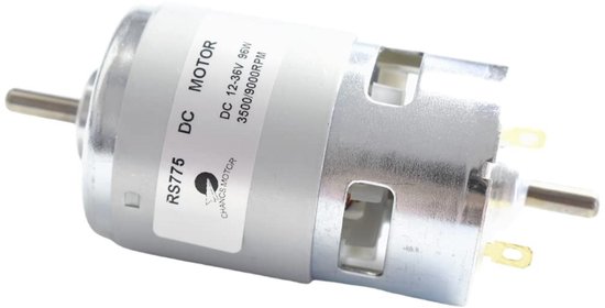Krachtige 775 DC Motor voor Cirkelzaag - Hoge Snelheid en Dubbele As
