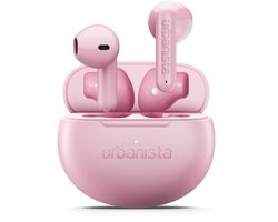 Urbanista Austin 2 Draadloze Oortjes – Bluetooth – Voor Sporten en Dagelijks Gebruik – 25u Afspeeltijd – IPX4 Waterbestendig – EQ3 Instellingen – Roze