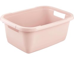 Wasmand 'aenna', breedte: 550 mm, Scandinavisch roze.