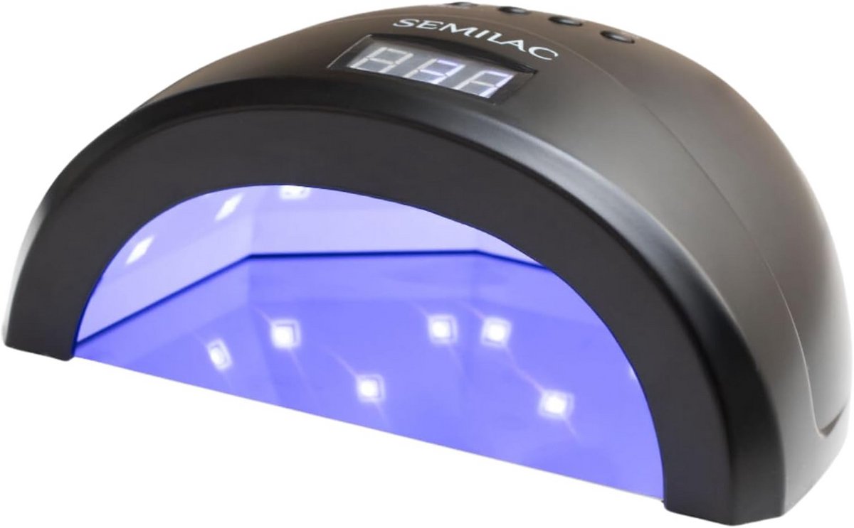 UV-LED Nagellamp Zwart 24W/48W met Sensor en Lage Warmtemodus