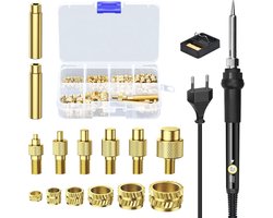 139-delige soldeerset met instelbare temperatuur en diverse schroefdraadinserts voor 3D-printeraccessoires