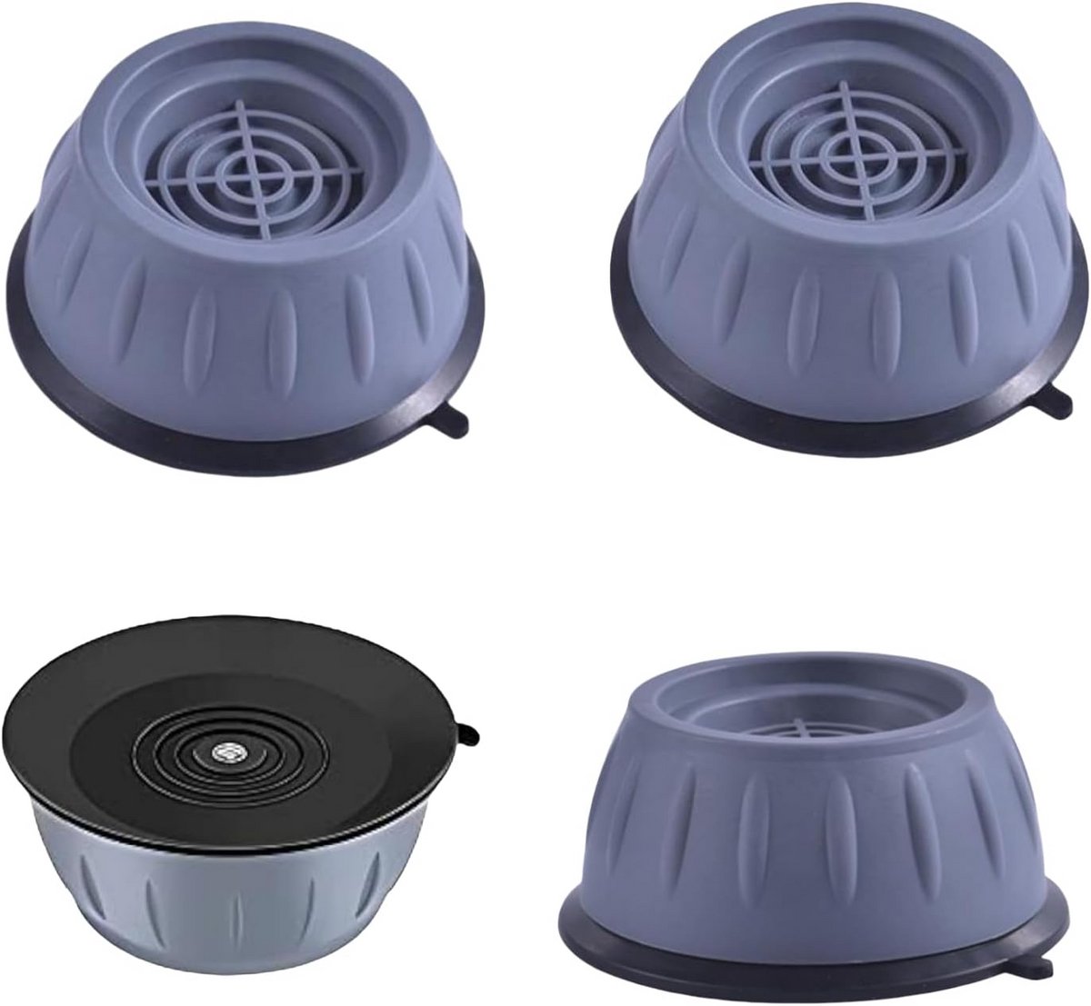 Geluidsreducerende Rubber Pads voor Wasmachine met Antislip en Anti-Trillingen