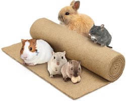 La Cordeline Natuurlijk hennepstrooisel, 40 x 100 cm, premium kwaliteit, kooibodem voor knaagdieren, konijnen, hamsters