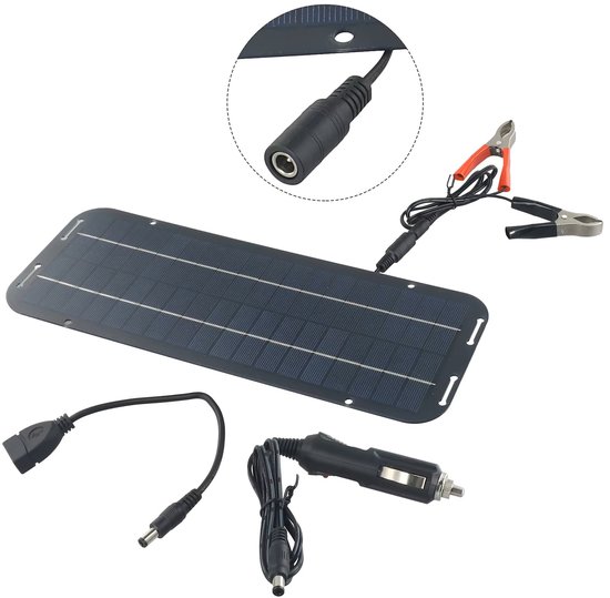 Zonepaneel 12V druppelader - campers - caravans - boten - laadsysteem - woningen — afbeelding 3