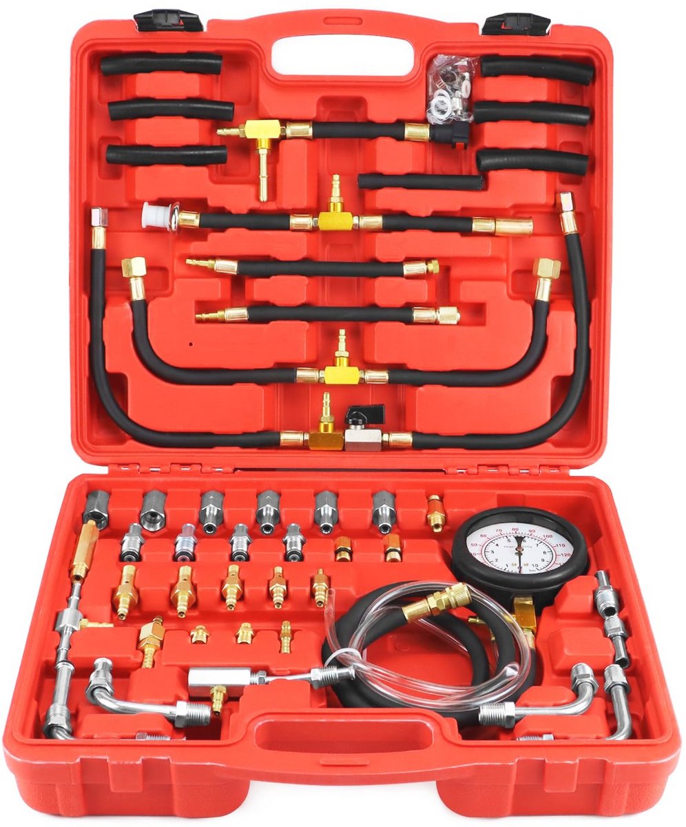 Brandstofdrukmeter voor Injectiesystemen - 0-140 PSI / 0-10 Bar Manometer