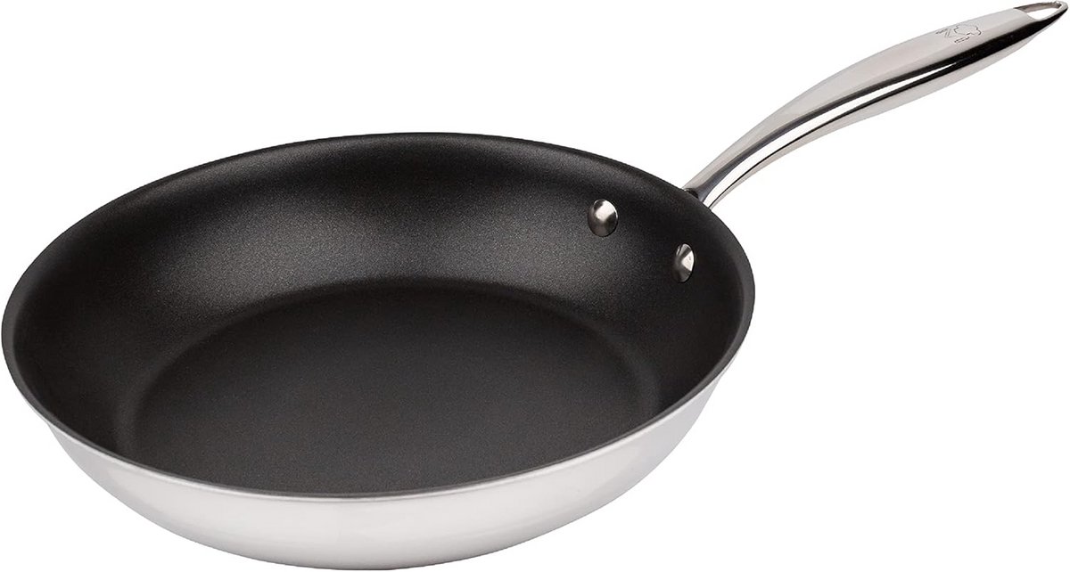 Antiaanbakpan van Roestvrij Staal 18/10 - Inductie Geschikt - 20 cm Panset