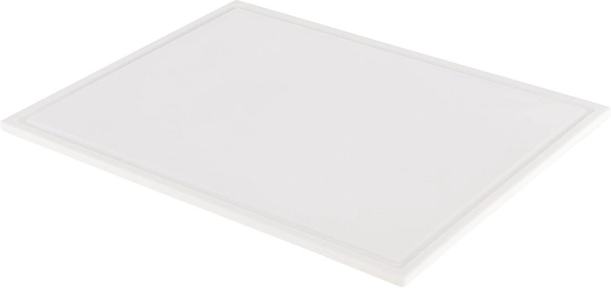 Snij- en snijplank 61x45 cm - Wit Kunststof