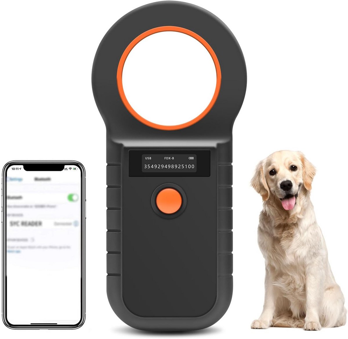 RFID Microchiplezer voor Huisdieren - Dieridentificatie en Chiplezers